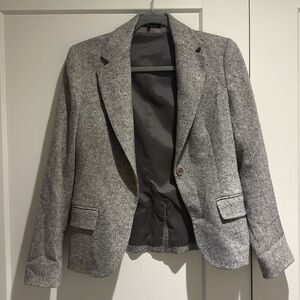 Theory Gray Blazer Size 6